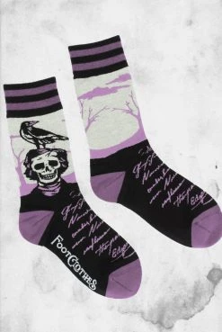 FootClothes The Raven Poe Socks Tights / Socks