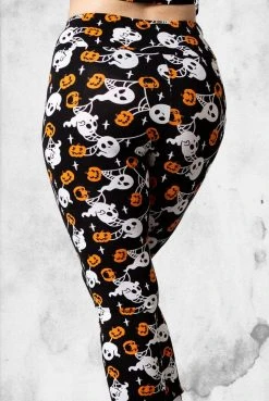 Killstar Haunted Pumpkin Lounge Leggings