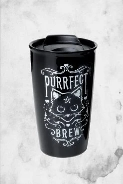 Alchemy England Everything Else Purrfect Brew Double Walled Tumbler