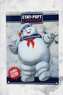Factory Entertainment Everything Else Ghostbusters - Stay Puft Marshmallow Man (Aluminum Sign)