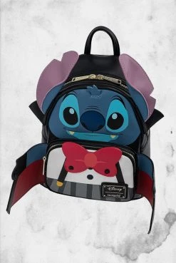 Loungefly Disney - Stitch Vampire Bowtie Mini-Backpack Bags