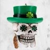 HorrorNaments St. Patty's Skull Ornament