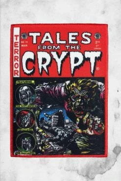 Kreepsville Tales From The Crypt - Red Comic Patch Pins & Patches