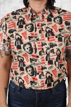 Creepy Company Texas Chainsaw Massacre Button-Up Shirt