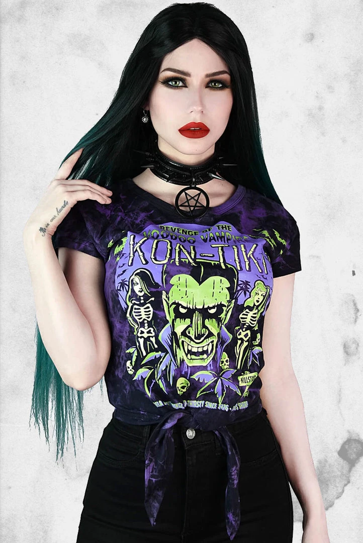Killstar Kon-Tiki Tie Dye Top T-Shirts