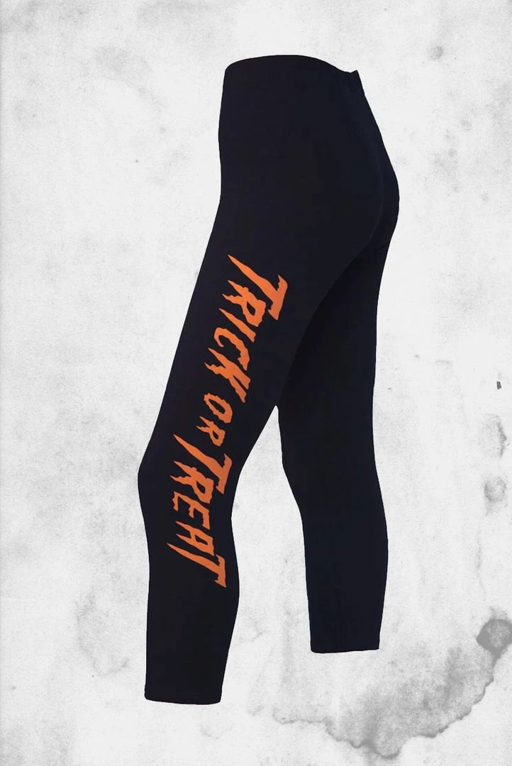 Kreepsville Trick Or Treat Capri Leggings