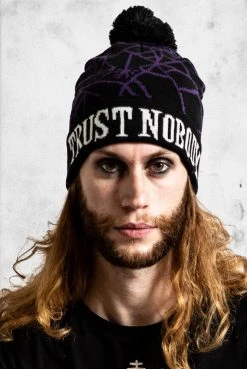 Killstar Trust Nobody - Knit Beanie Hat