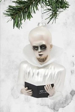 Middle Of Beyond Ornaments Twilight Zone - To Serve Man Kanamit Ornament