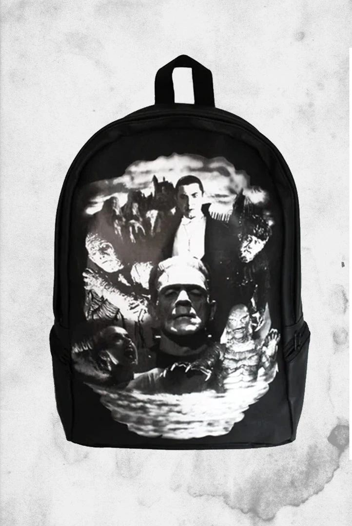 Rock Rebel Universal Monsters - Monster Collage Backpack