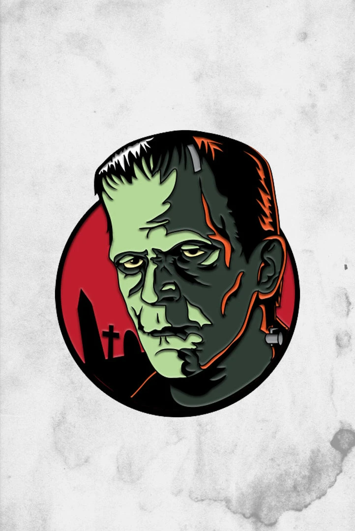 Trick Or Treat Studios Enamel Pins Universal Monsters - Frankenstein (Enamel Pin)