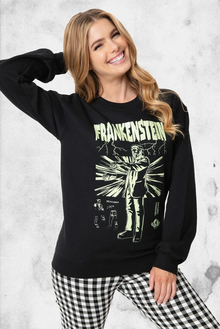 Unique Vintage Apparel Universal Monsters - Frankenstein Sweatshirt