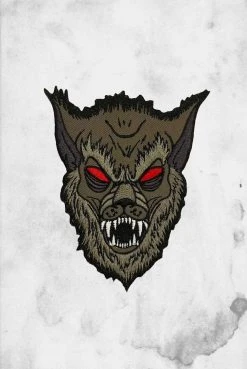 Kreepsville Pins & Patches Grey Wolfman Patch