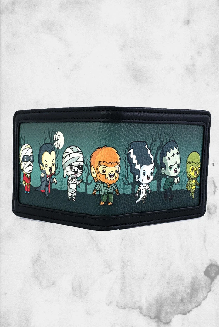 Loungefly Universal Monsters - Chibi Group Bi-Fold Wallet