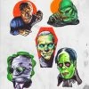 Trick Or Treat Studios Universal Monsters Paper Decor (Series 1)