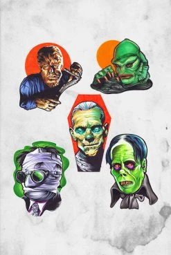 Trick Or Treat Studios Universal Monsters Paper Decor (Series 1)