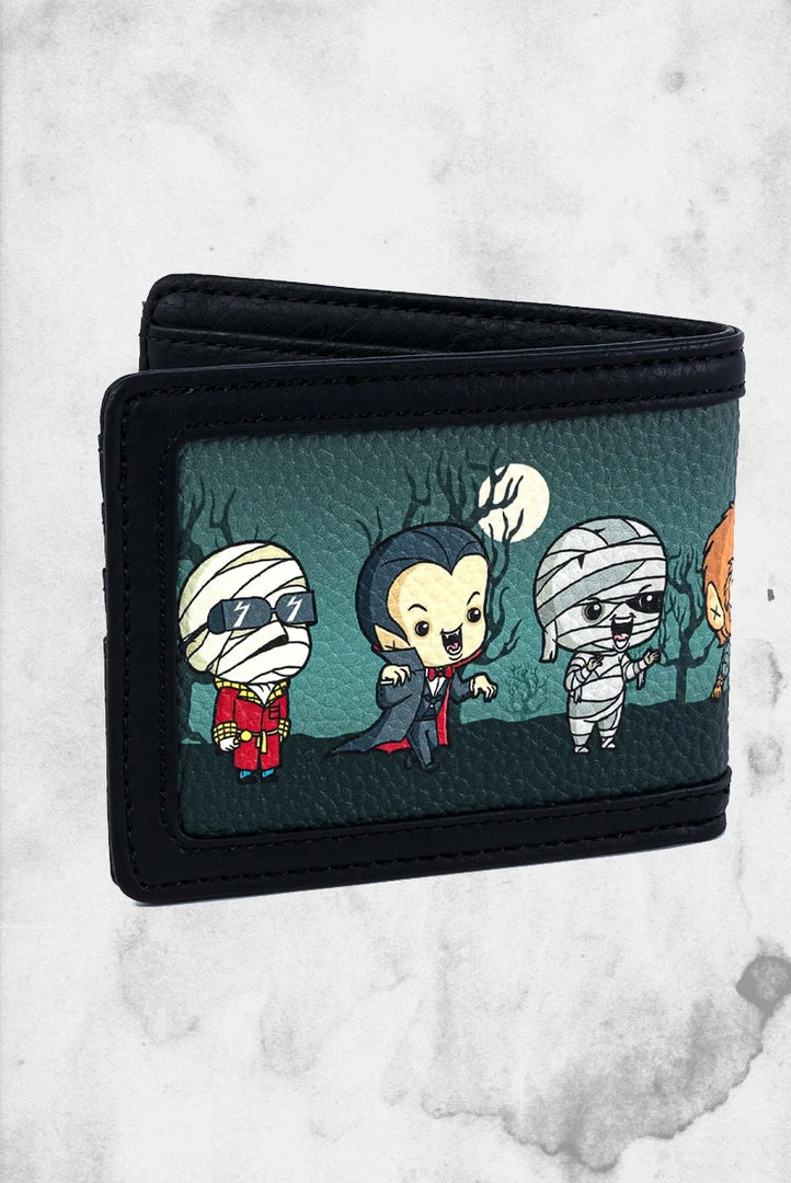 Loungefly Universal Monsters - Chibi Group Bi-Fold Wallet