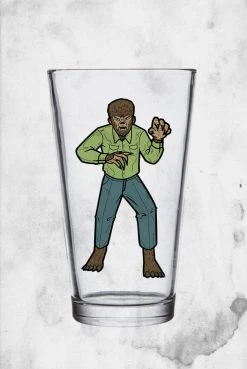 Super7 Universal Monsters - Wolfman - Drinking Glass