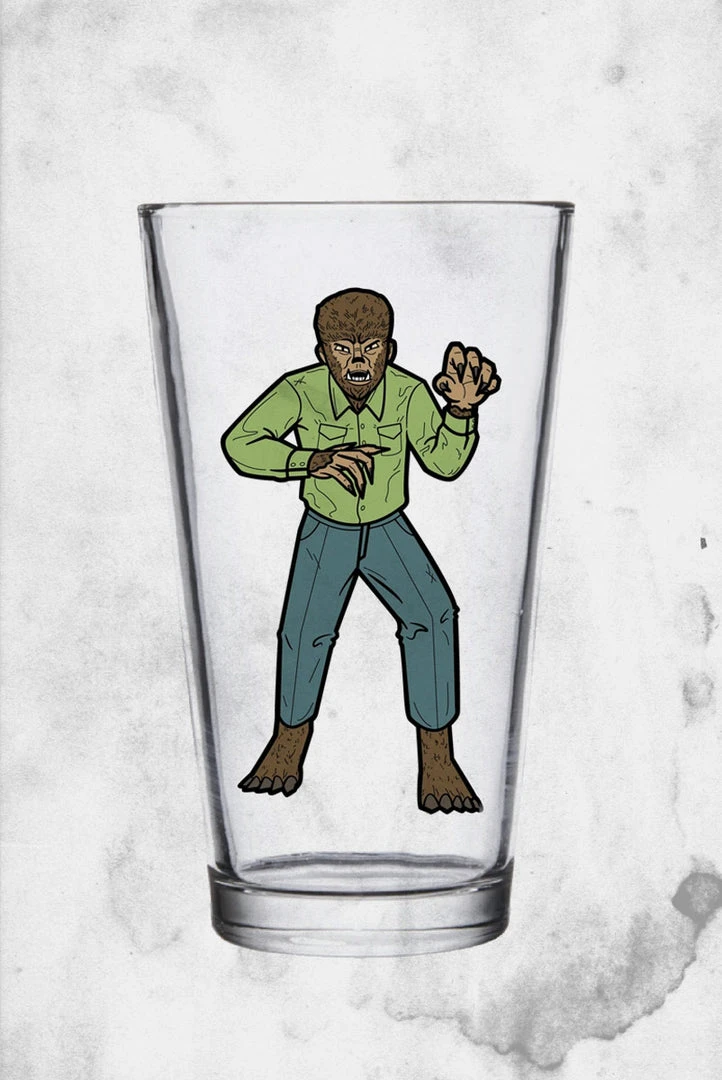 Super7 Universal Monsters - Wolfman - Drinking Glass
