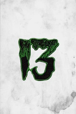 Kreepsville Pins & Patches Unlucky 13 (Green) Patch