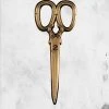 Waxwork Records Enamel Pins US - Brass Scissors (Enamel Pin)