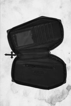 Killstar Everything Else Vampire's Kiss Coffin Wallet (Black)