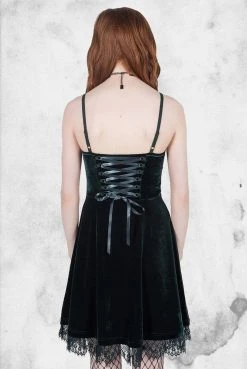 Killstar Moonstruck Velvet Skater Dress Dresses & Bottoms
