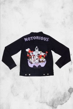 Cakeworthy Womens Disney - Villains Notorious Denim Jacket