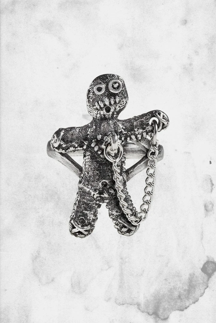 Alchemy England Jewelry Voodoo Doll Ring