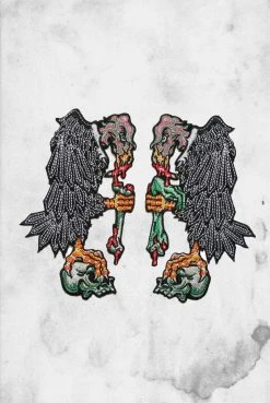 Kreepsville Vulture Pair Patch Pins & Patches