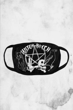 Kreepsville Witch Bitch - Face Mask Fabric Face Masks