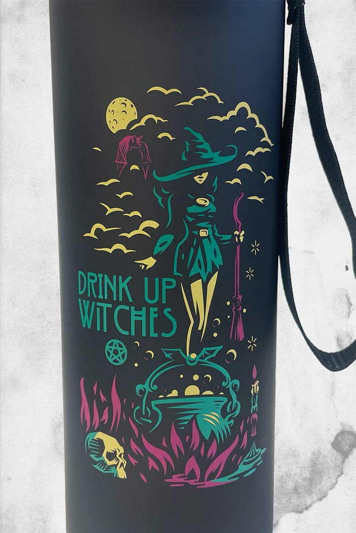 Post Mortem Horror Bootique Everything Else Post Mortem - Drink Up Witches Water Bottle