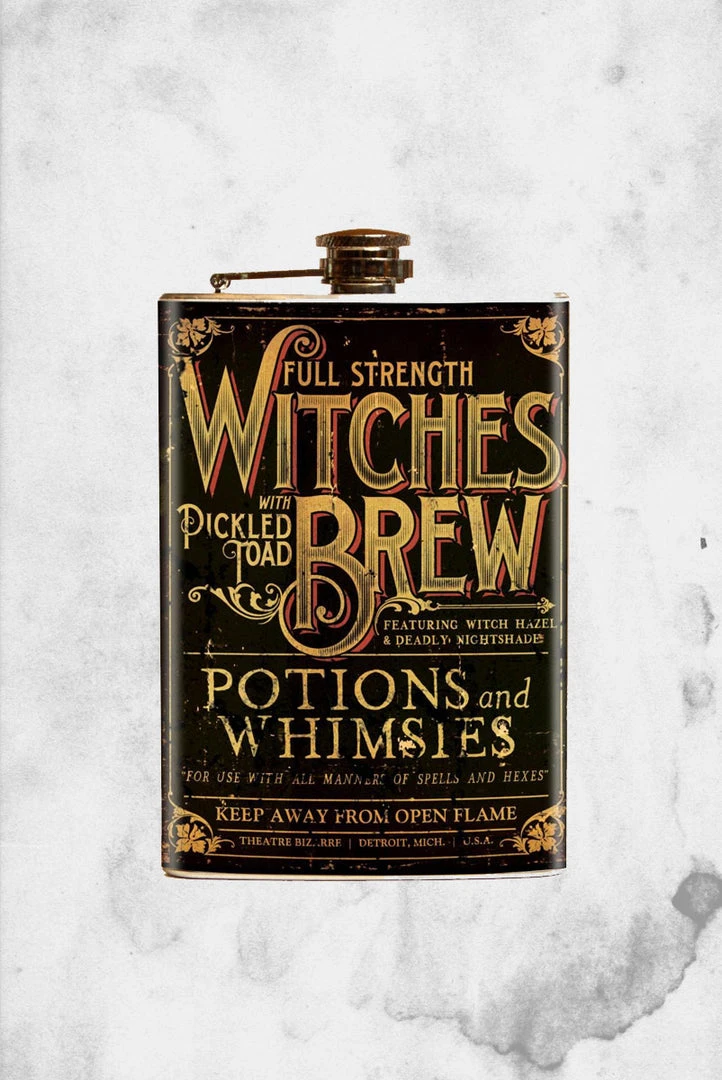 Retro-A-Go-Go Witches Brew Flask Everything Else