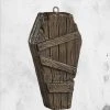 HorrorNaments Wooden Coffin Ornament