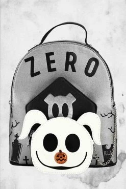 BioWorld Nightmare Before Christmas - Zero Removable Zip Pouch Mini-Backpack Bags