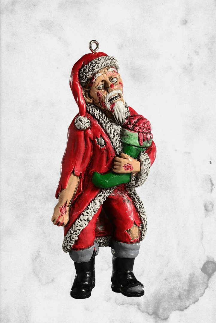 HorrorNaments Zombie Santa Ornament
